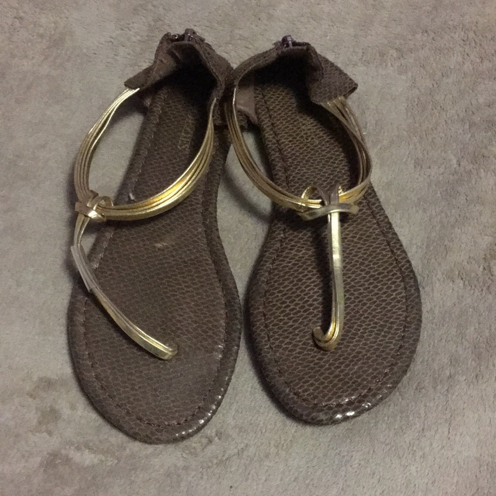 Gold Sandals